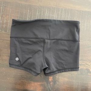 LuluLemon biker shorts, black, size 2